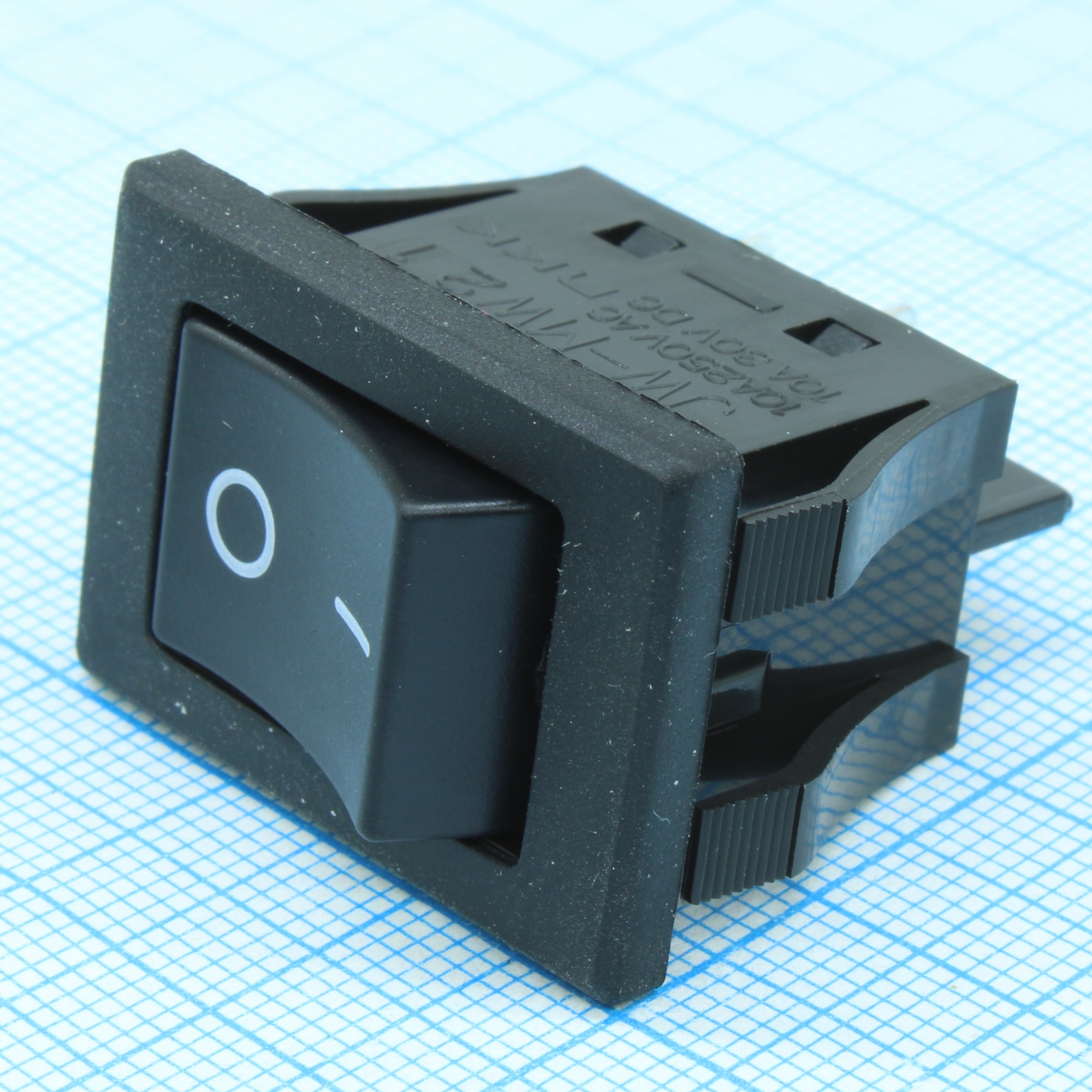 JWMW21RA2A - Переключатель клавишный ON None OFF DPST 10A 250VAC 30В 25000 циклов