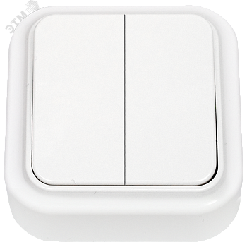 Беларусь Выключатель двухклавишный наружный Выключатель А5 6-134