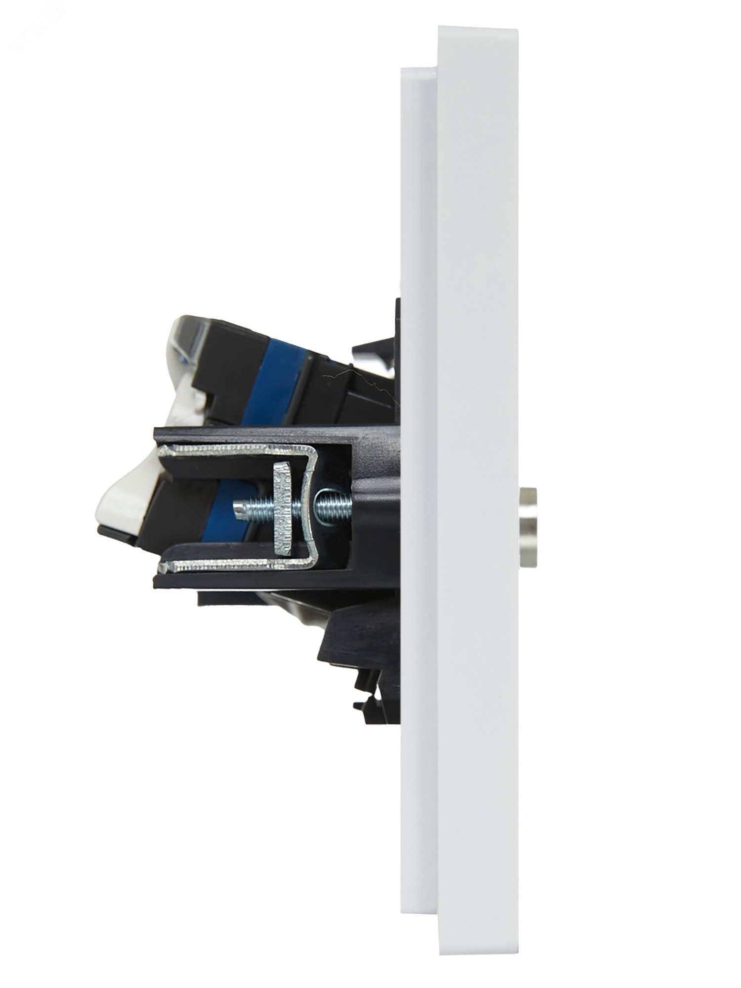 FORTE&PIANO Розетка двойная TV+RJ45 кат.6 FP237 белый IEK FP-AK20-2-K01