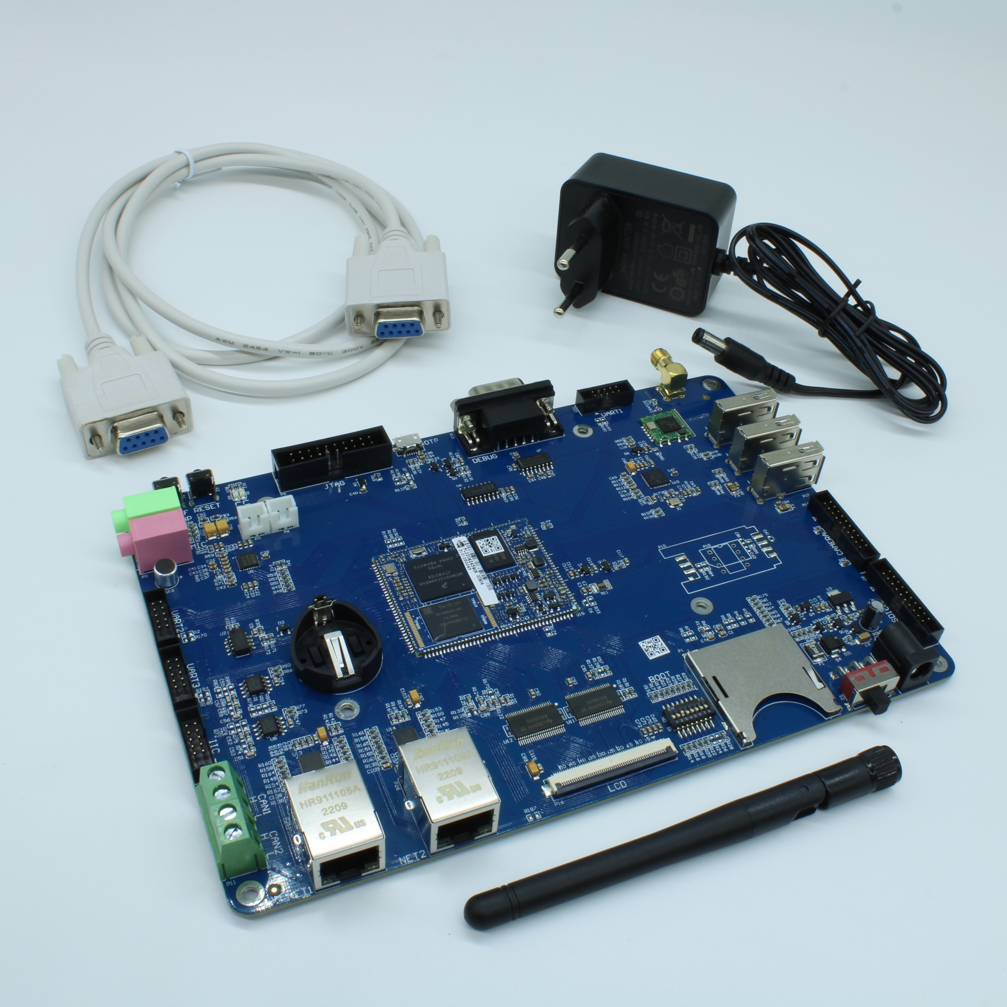 OKMX6ULL-S - Отладочный комплект для модуля FETMX6ULL-S 4GB eMMC, 512MB DDR3