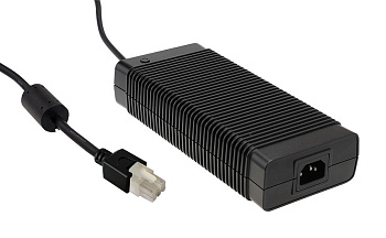 GST280A48-C6P - AC-DC, 280.32Вт, вход 85...264B AC 47...63 Гц, 127...370B DC, выход 48B/5.84A, изоляция 3000В AC, 220x95x46мм, -30...+70°С, сетевой разъём IEC320-C14, выходной разъем C6P