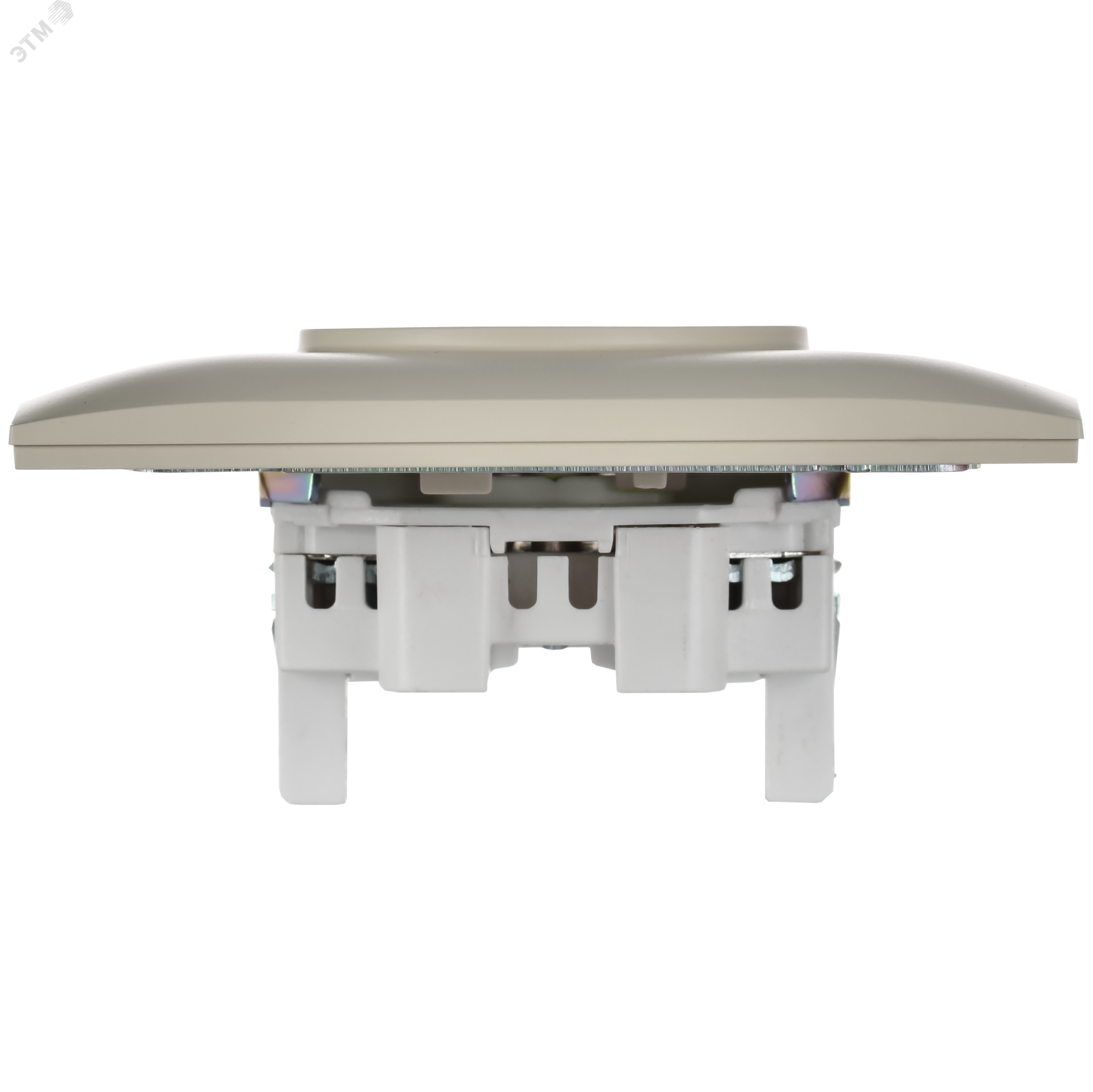 SKANDY Розетка 2-местная без заземления с защитными шторками 10А в сборе SK-R09B бежевый IEK SK-R23-10-K10-F