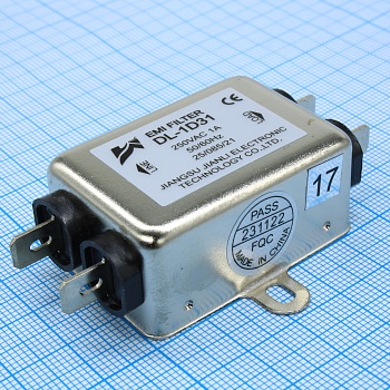 DL-1D31 - Фильтр сетевой однофазный 1А 250В