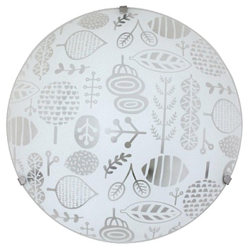 Светильник НПБ 01-60-130 М15 "Лужок" 250 матов. бел./клипсы штамп метал. (инд. упак.) 1005209257