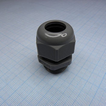 DDL-PG16P-1 (grey) - Кабель ввод, крепление на панель, гайка для крепления на панель приобретается отдельно