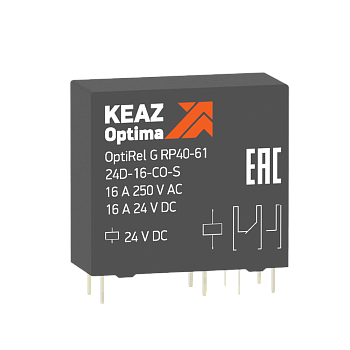 Реле промежуточное OptiRel G RP40-61-24D-16-CO-S КЭАЗ 281036