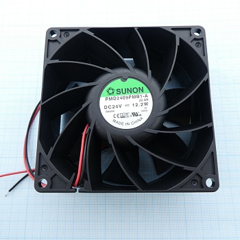 PMD2409PMB1-A(2).GN - Вентилятор 24В 92x38 B 4900 об/мин, 204.2м3/час, 57.6дБ, подшипник качения