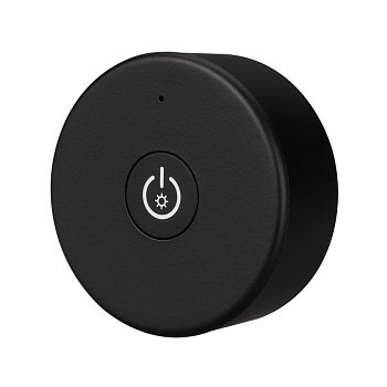 Панель Knob SMART-P87-DIM Black (3V, 1 зона, 2.4G) 028334 - Накладная кнопочная миниатюрная панель 2.4 ГГц, цвет чёрный. Материал - пластик. Для управления одноцветными источниками света (ШИМ), 1 зона управления. Питание/рабочее напряжение 3V от батареи C