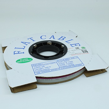 DS1057-01-10A282R-30.5 - Кабель плоский (шлейф) 10 проводов шаг 1 мм. Цена указана за 1 ролл