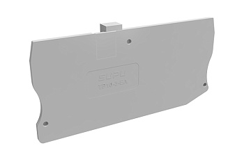 Торцевая крышка TP10-3-GY-EA - Торцевая крышка для клемм TP10-3-..., цвет: серый