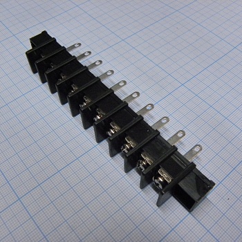 DG55H-A-10P-13-00A(H) - Барьерный клеммный блок 10 контактов. Серия DG55H-A