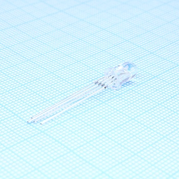 BL-L515RGBC-CA - Светодиод 5мм/красный/630нм/2000мкд - зеленый/525нм/5000мкд - синий/430нм/2000мкд/прозрачный/20°/общий анод