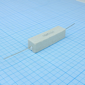 RX27-1 4.7 ОМ 10W 5% / SQP10 - Мощный постоянный резистор RX27-1 4.7 Ом 10Вт ±5% / SQP10, керамо-цементный корпус