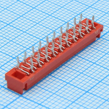 2-338068-0 - Сокет SKT розетка 20 контактов шаг 1.27мм монтаж в отверстие лента на катушке