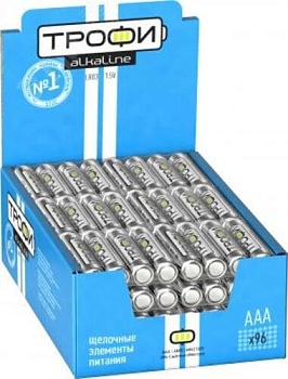 Батарейка Трофи LR03-4S promo-box ENERGY POWER Alkaline (96/384/36864) Б0017349