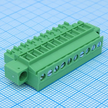 15EDGKAM-3.5-10P-14-100A(H) - Разъемный клеммный блок. Серия 15EDGKАM-3.5, 10 контактов