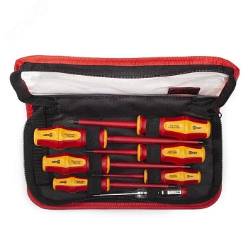 НИО-07 серия Профи - Набор диэлектрических отверток для работ под напряжением до 1000 В