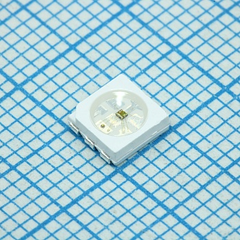 WS2815B - Светодиод для поверхностного монтажа 5050,PLCC6; RGB; 5x5x1,6мм; 12В
