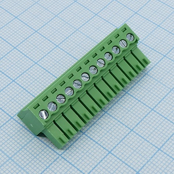 15EDGK-3.5-12P-14-00A(H) - Разъемный клеммный блок, 12 контактов. Серия 15EDGK-3.5
