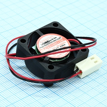 EC2510H12B - Вентилятор 12В, 25х25х10мм, подшипник качения, 9000 об/мин