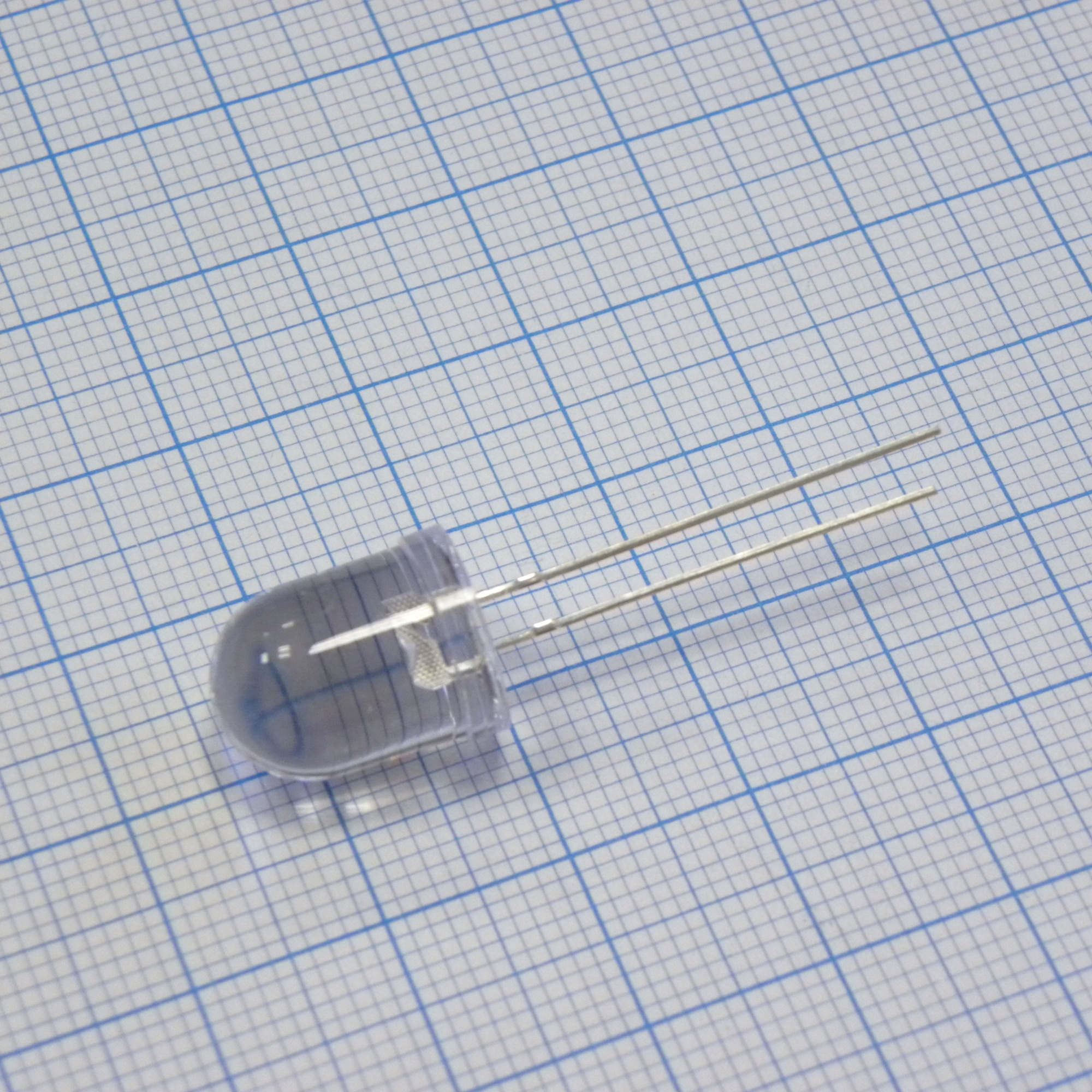 FYL-10013PGC1A - Светодиод 10мм/зеленый/525нм/25500мкд/прозрачный/20°