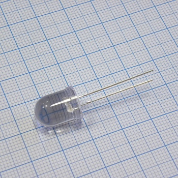 FYL-10013PGC1A - Светодиод 10мм/зеленый/525нм/25500мкд/прозрачный/20°