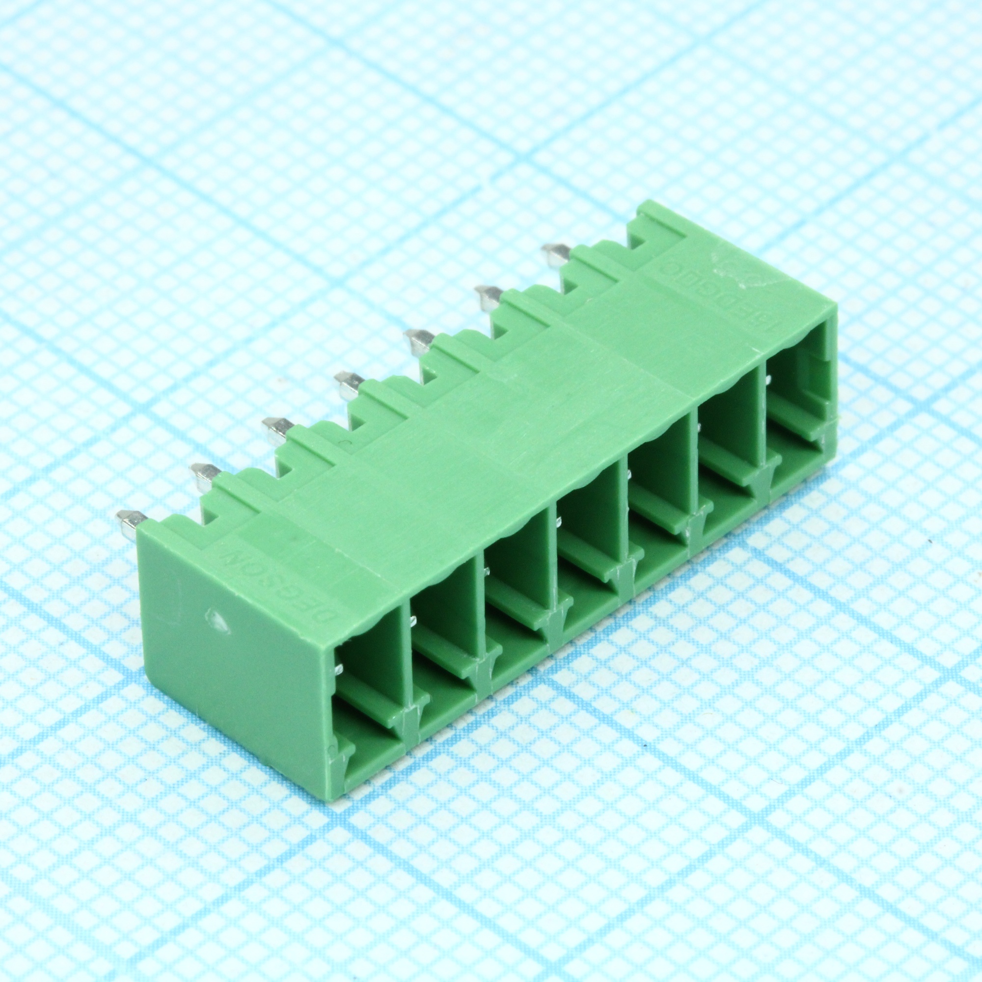 15EDGVC-3.5-07P-14-00A(H) - Разъемный клеммный блок на плату, 7 контактов. Серия 15EDGVC-3.5