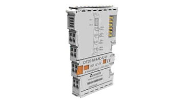 Модуль ввода аналог. DF20-M-4AI-U-1 - Модуль ввода, аналоговый, 4 канала, разрешение 16 бит, 0 - 10VDC, тип монтажа: DIN35