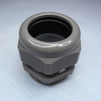 DDL-PG48P-1 (grey) - Кабель ввод, крепление на панель, гайка для крепления на панель приобретается отдельно