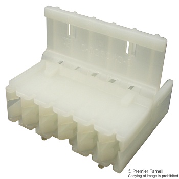 928343-6 - Корпус разъема розетка 6 контакт(-ов) 5мм прямой монтаж на кабель коробка/картон