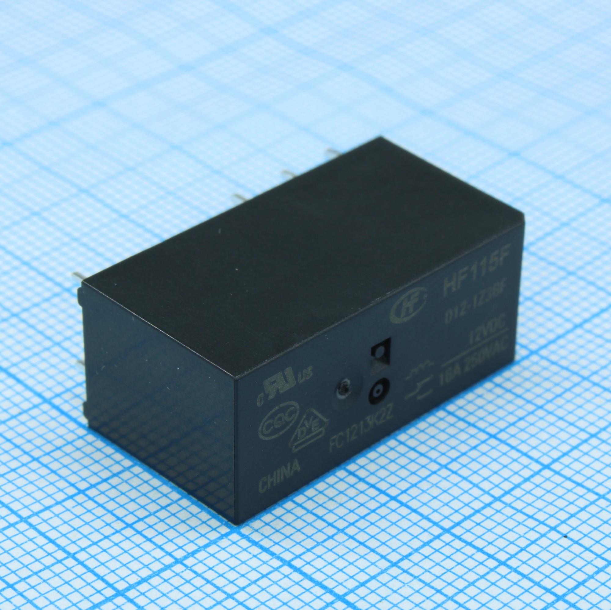HF115F/012-1Z3BF - Реле силовое, 12В 16А; Конфиг: 1C