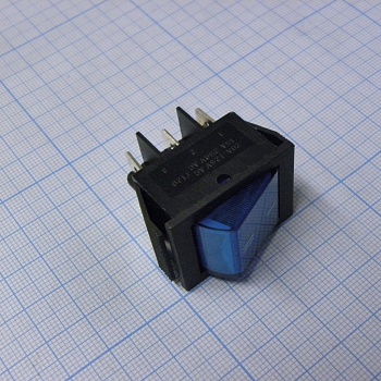 SWR 202-2A7 Ч/С IRS - Переключатель клавишный с подсветкой