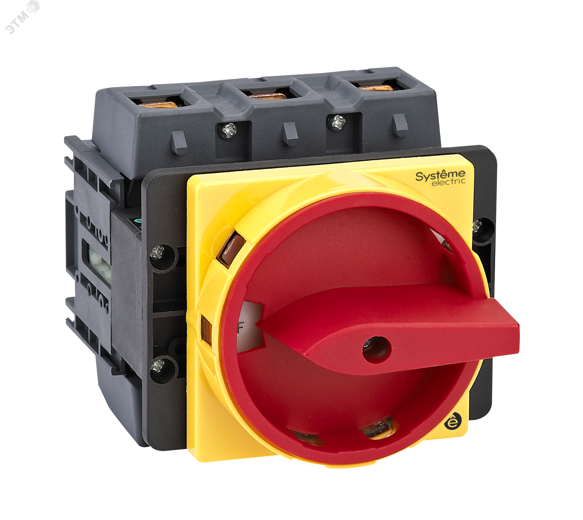 ВЫКЛЮЧАТЕЛЬ-РАЗЪЕДИНИТЕЛЬ 3P 175A С КРАСНОЙ РУКОЯТКОЙ НА ДВЕРЦУ 4 ВИНТАМИ MSD175310R