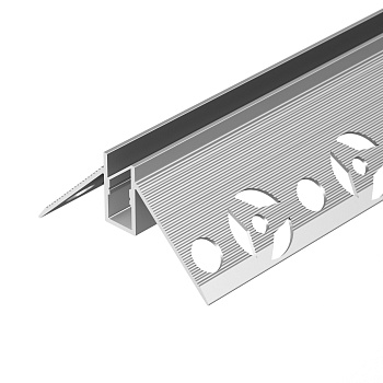 Профиль DECORE-S6-EXT-COMFORT-2000 ANOD внешний 043162 - Алюминиевый анодированный угловой профиль для светодиодных лент и линеек, под строительную отделку. Фиксируется при помощи строительной смеси. Декоративная контурная подсветка внешних углов стен и к
