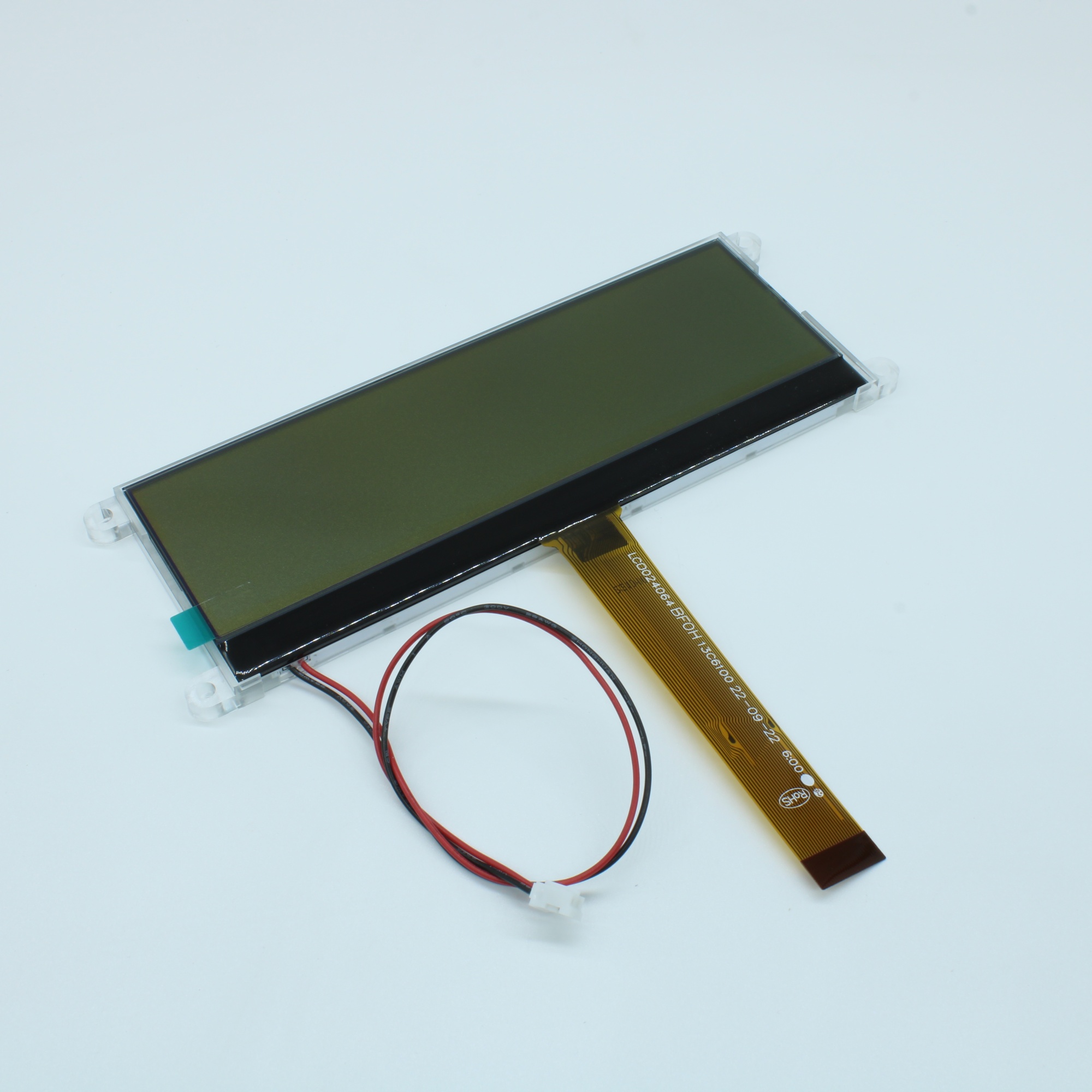 WO24064B-TFH# - ЖКИ графич, 240 х 64, COG, FSTN Positive/Transfl, подсв. LED Белая, 6 o'cl, -20...+70C