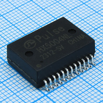 HX5004NLT - Телекоммуникационный трансформатор 1:1 24 терминала для поверхностного монтажа