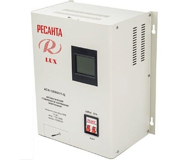 Стабилизатор напряжения АСН-10000 Н/1-Ц Lux 1ф 10кВт IP20 63/6/18