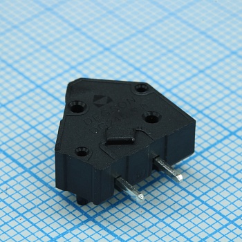 DG245-5.0-01P-13-08A(H) - Нажимной безвинтовой клеммный блок 1 контакт без концевой крышки. Зажим типа зажимная клеть. Серия DG245-5.0 цвет черный