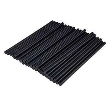 Стержни клеевые 11мм,270мм, 1кг/уп черн - 0.5кг. + 0.5кг. в пакете