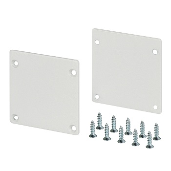 Заглушка SL-ARC-3535 White 026590 - Пара заглушек для профиля SL-ARC-3535. Цвет - белый. В комплекте 2 заглушки, 10 шурупов. Цена за комплект.