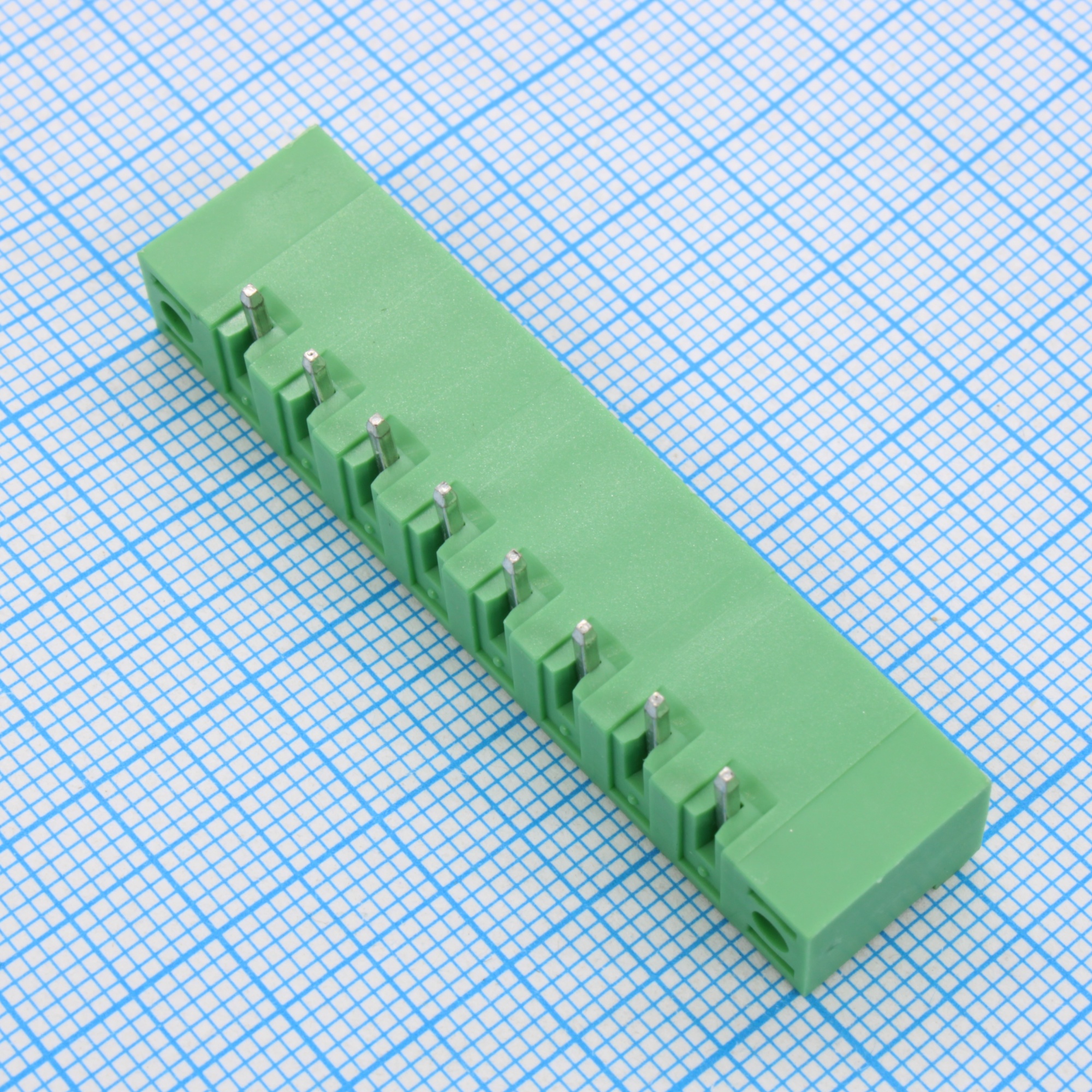 2EGTRM-5.08-08P-14-100 - Разъемный клеммный блок на плату серия 2EGTRM шаг 5.08мм 08 контакт(-ов)