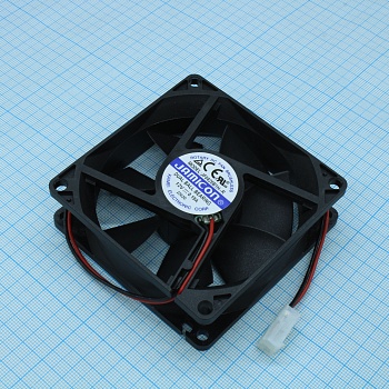 JF0825B1H-R - Вентилятор 12В 80х80х25мм подшипник качения 3000об/мин