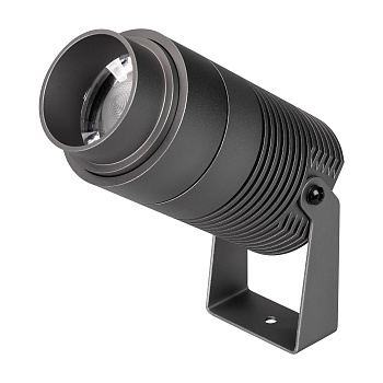 Светильник ALT-RAY-ZOOM-R75-18W Warm3000 (DG, 10-40 deg, 230V) 032562 - Уличный светодиодный прожектор, мощность 18Вт, регулируемый угол освещения 10-40°. Цвет ТЕПЛЫЙ 3000К, световой поток для угла 10° 500 для угла 40° 800лм. Влагозащищенный корпус IP67 -