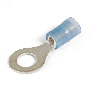 ВНКИ 2.5-4 - Виброустойчивый кольцевой кабельный изолированный наконечник с нейлоновой манжетой, сечение 1-2.5 мм2 под М4