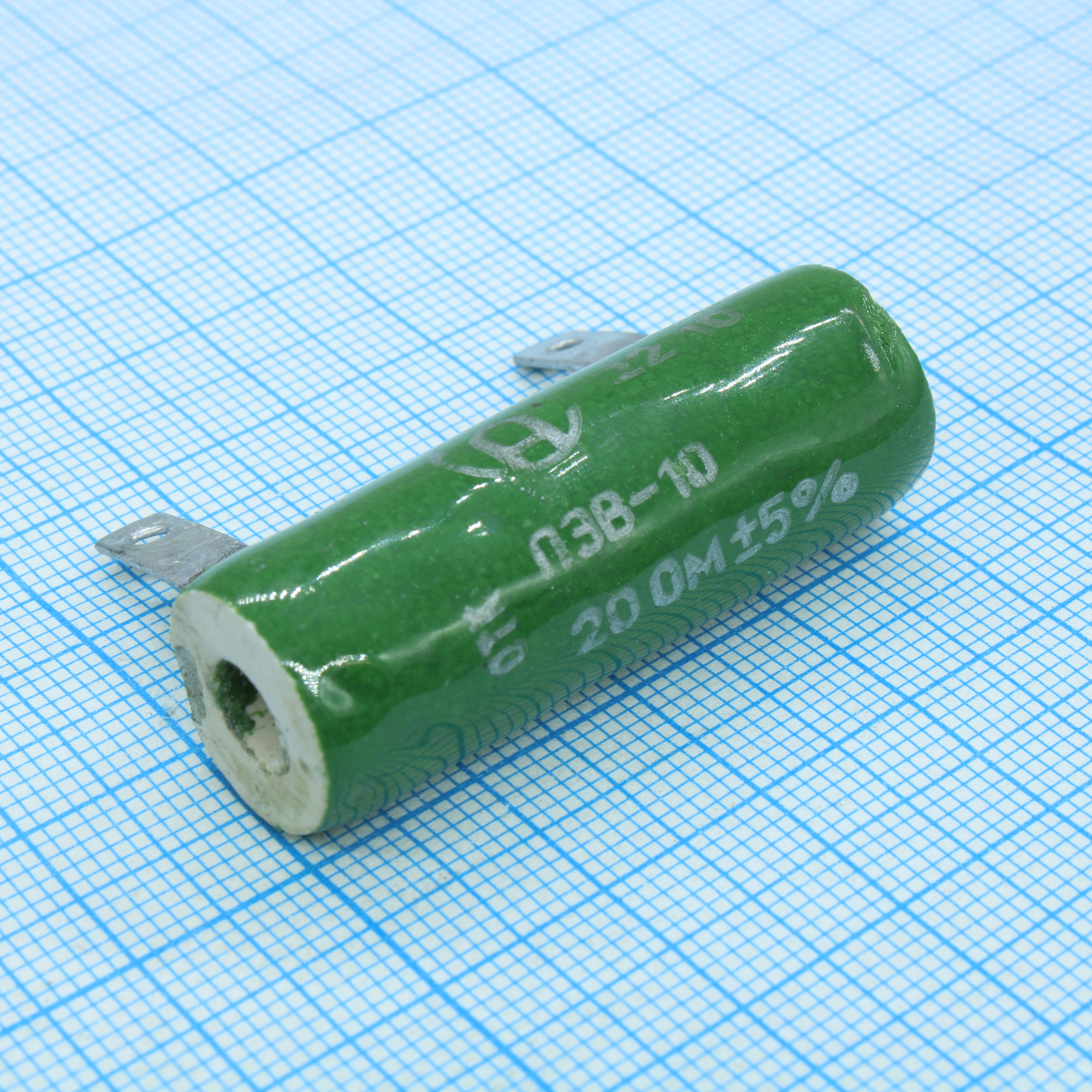 ПЭВ-10     20  ±5% - Проволочный постоянный резистор 20Ом 10Вт ±5%