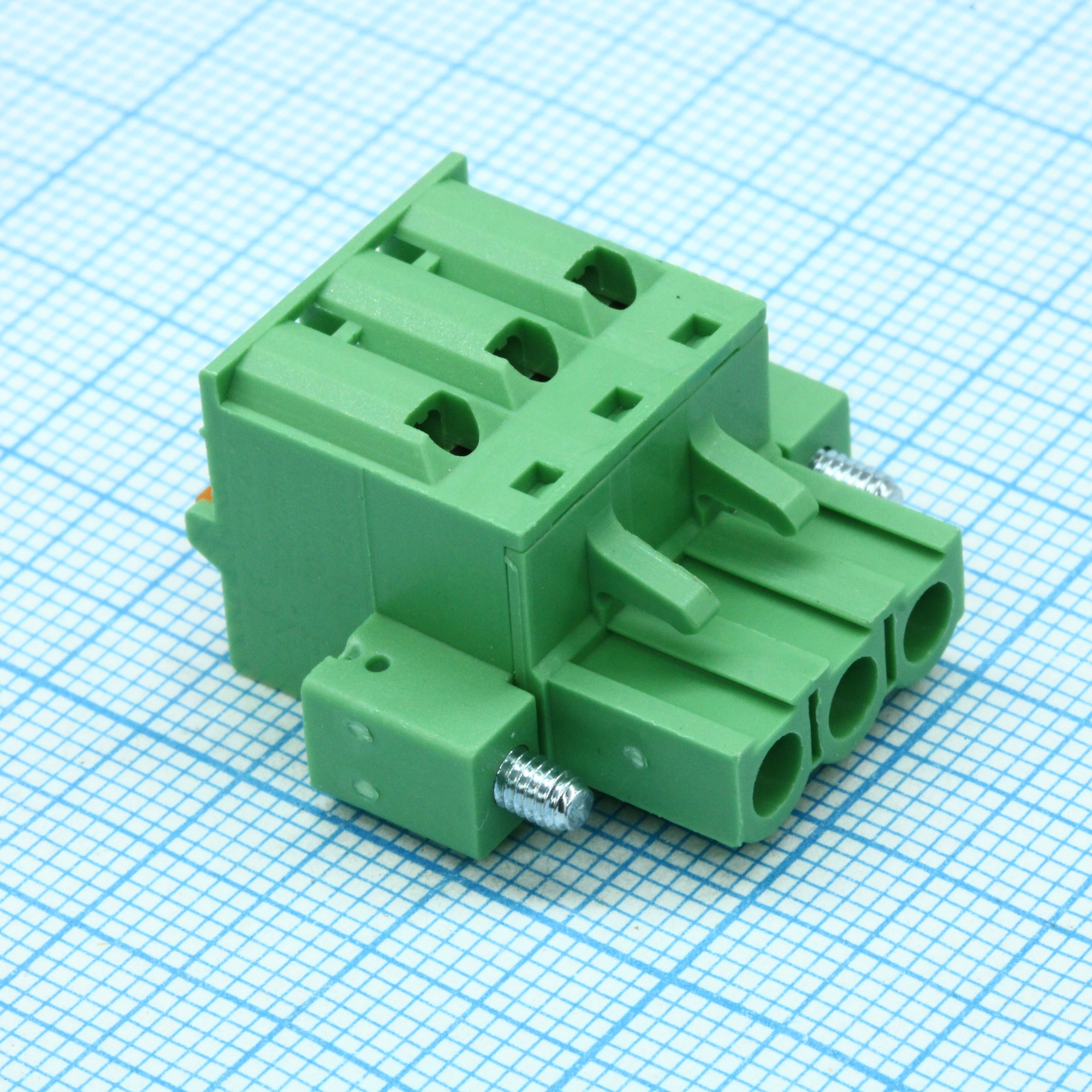 2EDGKDM-5.08-03P-14-00A(H) - Нажимной безвинтовой клеммный блок 3 контакта шаг 5.08мм