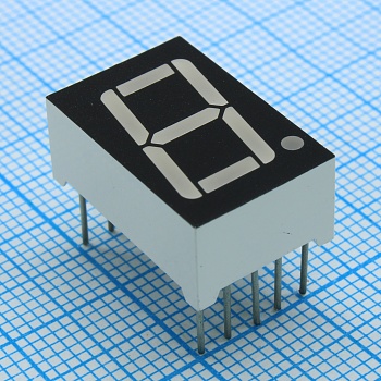 FYS-5611AS-11 - 1 разрядный индикатор 14,2мм/красный/660нм/15-20мкд/ОК