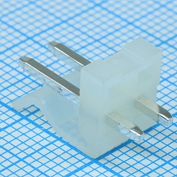 L-KLS1-3.96-02-S - Разъем питания 2 контакта, вилка прямая на плату, шаг 3,96мм