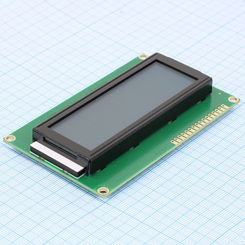 HTM2004A-11W-T5P 12H - ЖКИ знакосинтезирующий 20 x 4, STN Серый Позитивный/прозрачно-отражающий светодиодная подсветка Белая, размеры 98x60 мм, видимая область 76x25.8 мм, -20...70°C, 12 o`clock, 16 контактов сверху