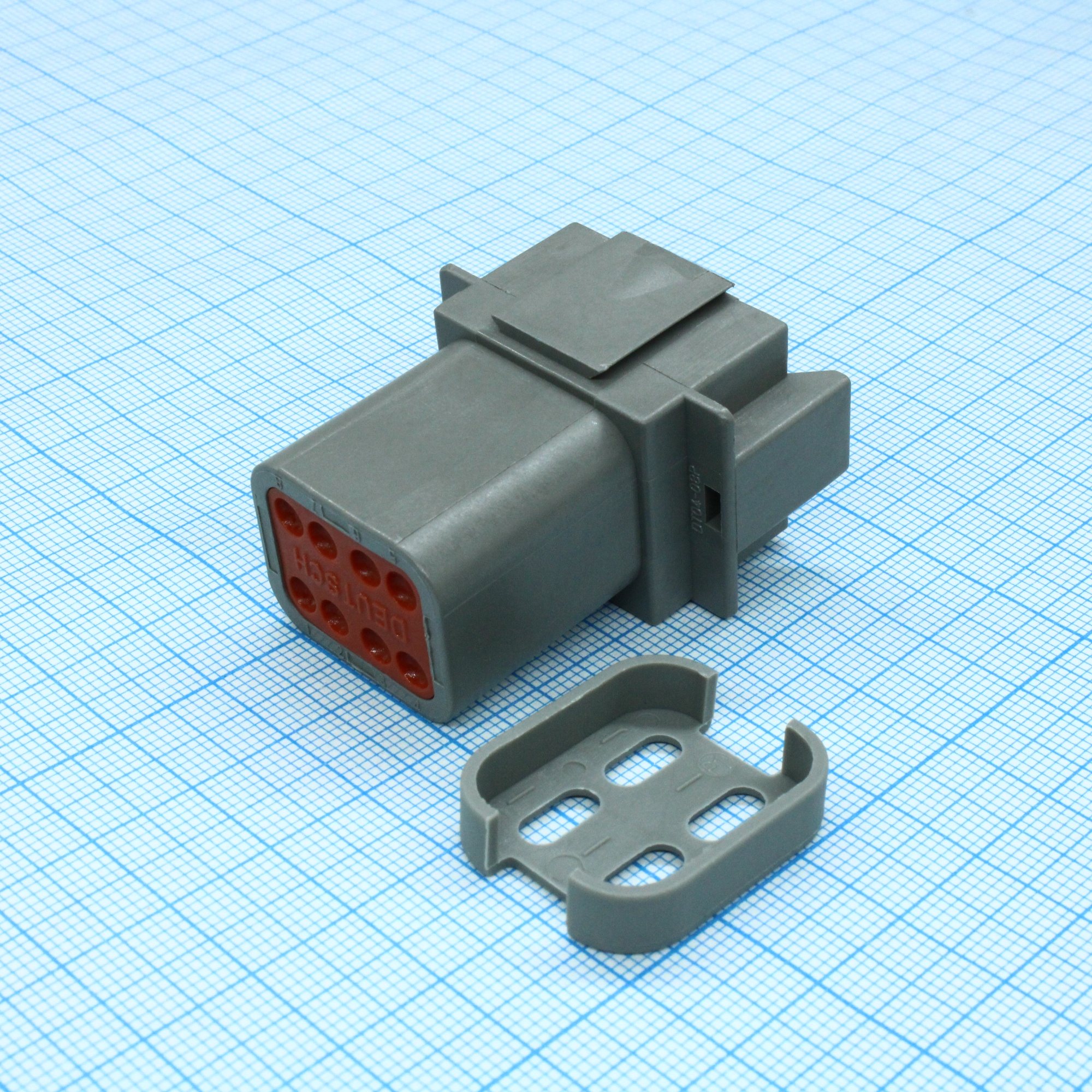 DT04-08PA-CE01 - Корпус разъема 8 контактов монтаж на кабель автомобильного применения